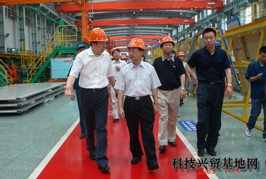 蒋耀平副部长考察长春轨道客车股份有限公司